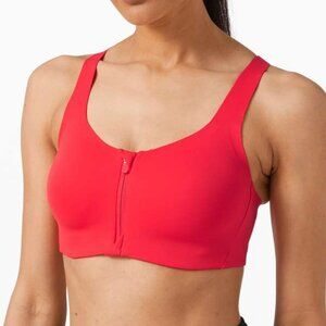 NWT Lululemon Take Power Bra Carnation Red Size 34DD